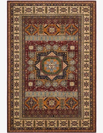 6' 1 x 8' 10 Hand Knotted Mamluk Ziegler Rug
