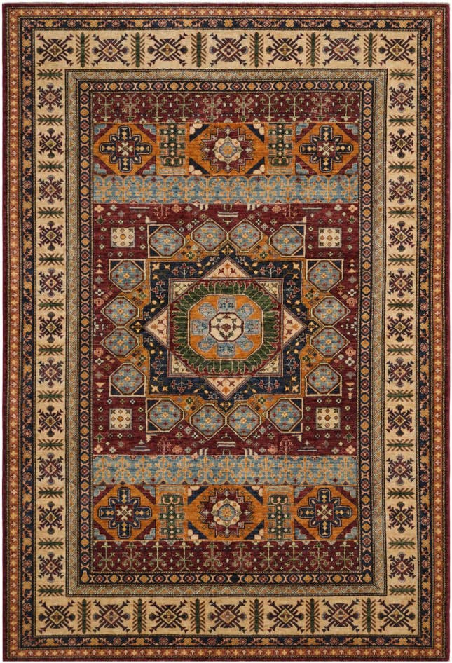 Detail image of 185cm x 270cm anudado a mano Mamluk Ziegler Alfombra
