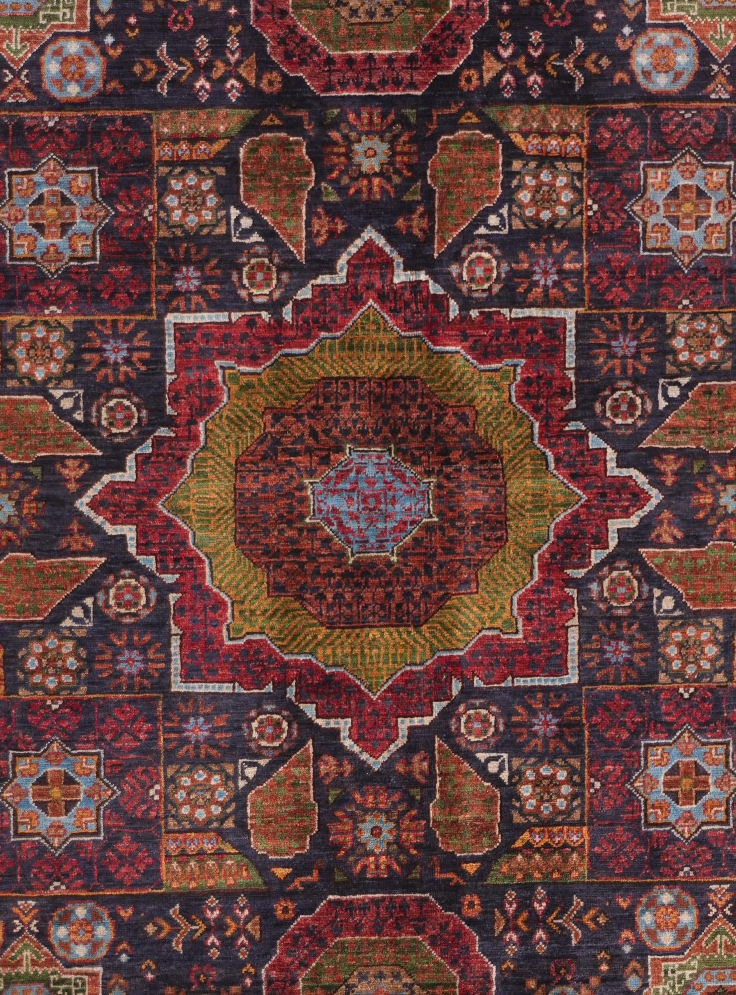 5' x 6' 7 Hand Knotted Mamluk Ziegler Rug