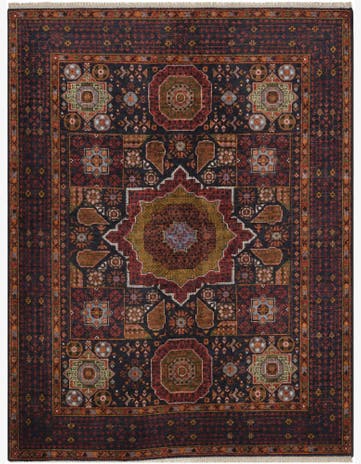 5' x 6' 7 Hand Knotted Mamluk Ziegler Rug