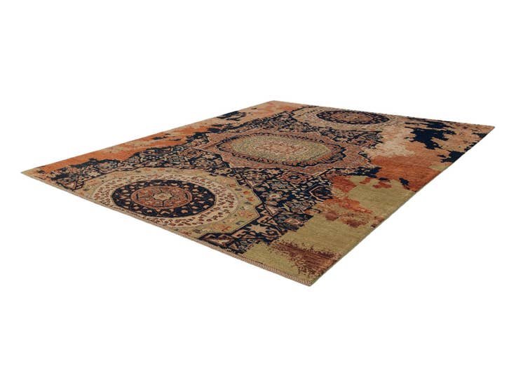 Detail image of 7' 11 x 9' 7 Hand Knotted Mamluk Ziegler Rug