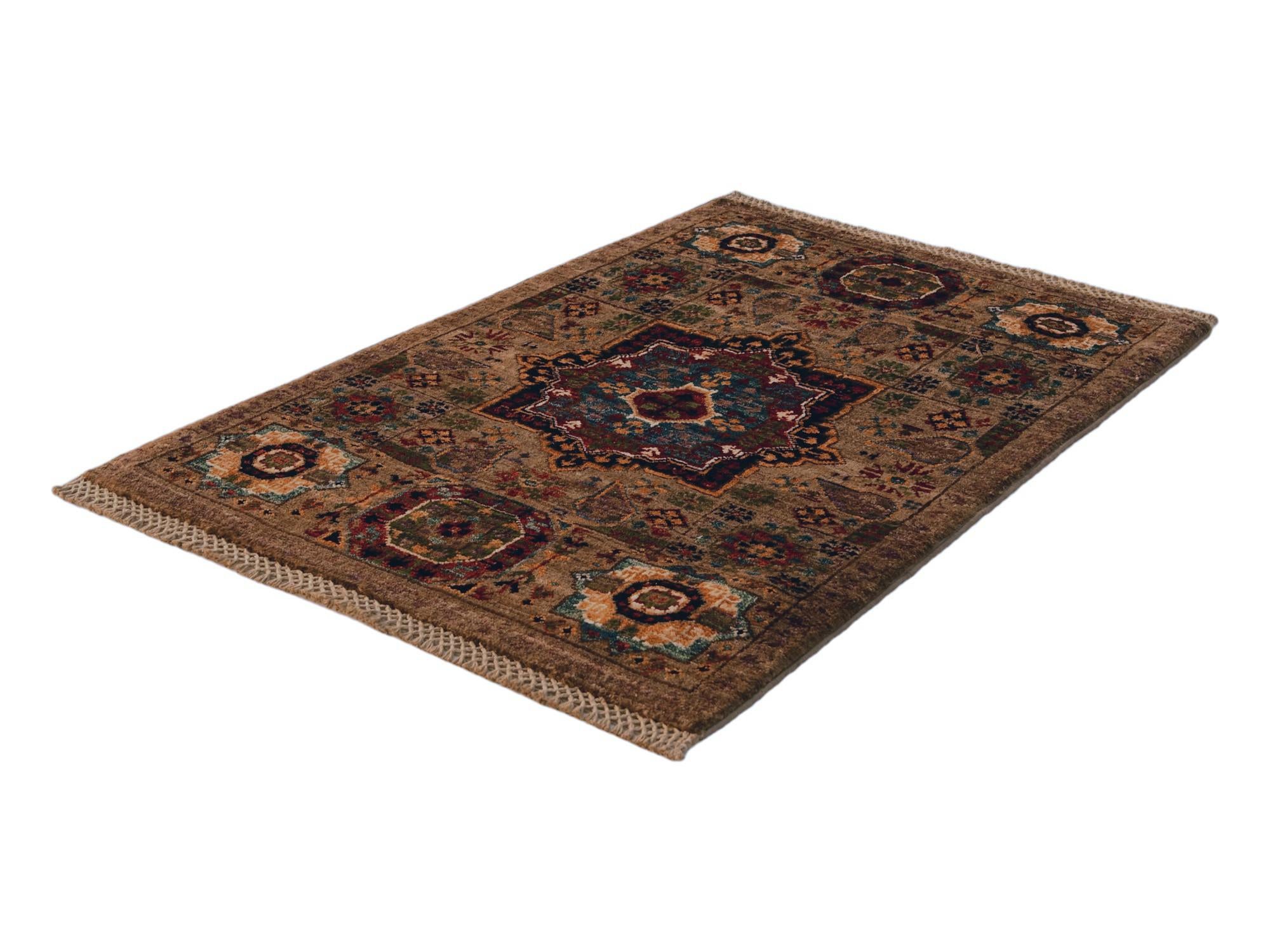 2' x 3' 1 Hand Knotted Mamluk Ziegler Rug