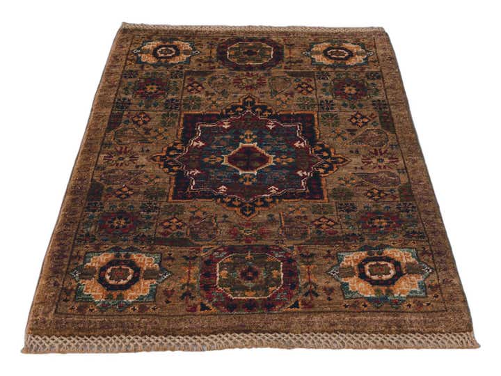 2' x 3' 1 Hand Knotted Mamluk Ziegler Rug