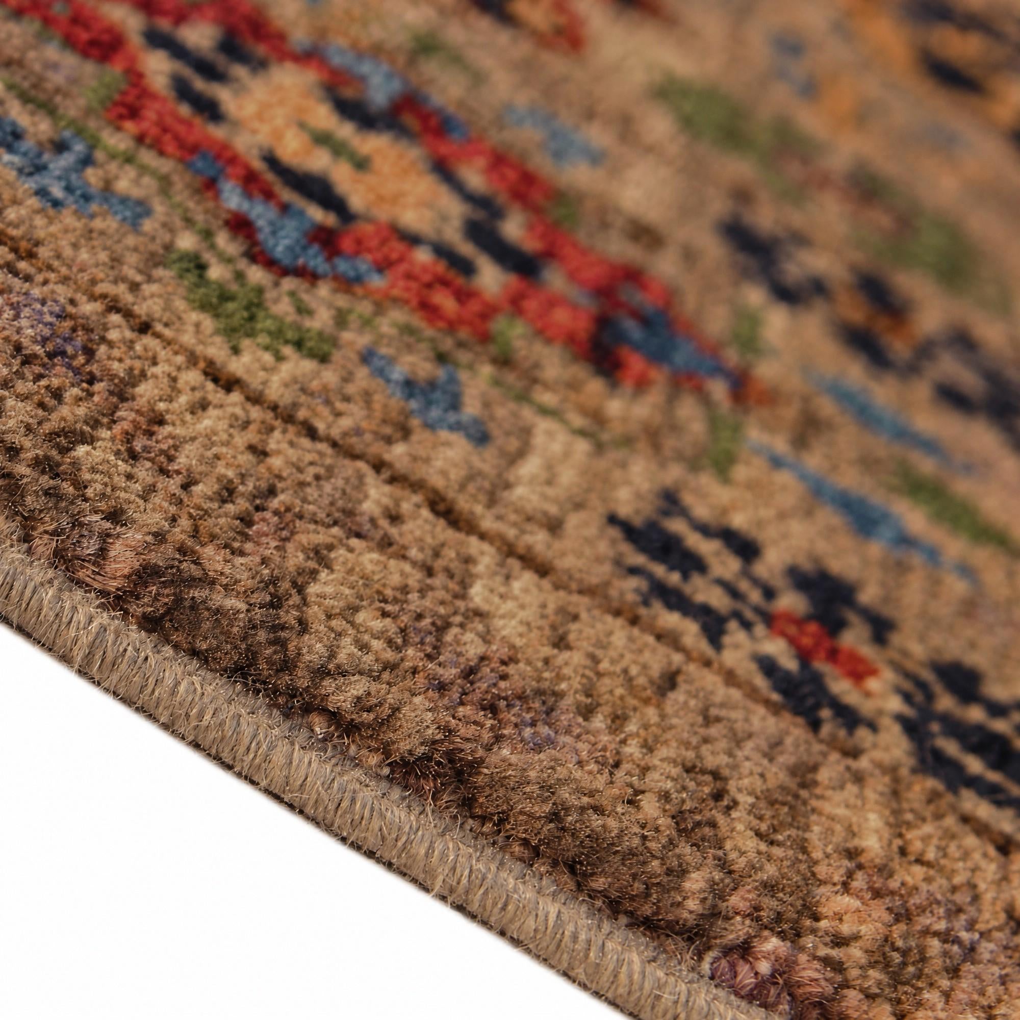 60cm x 95cm Hand Knotted Mamluk Ziegler Rug