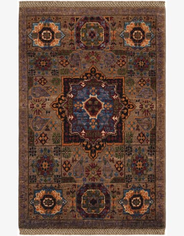 2' x 3' 1 Hand Knotted Mamluk Ziegler Rug