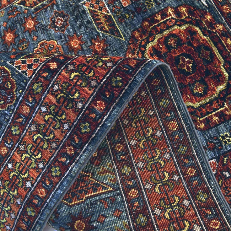 Detail image of 3' 5 x 5' Hand Knotted Mamluk Ziegler Rug