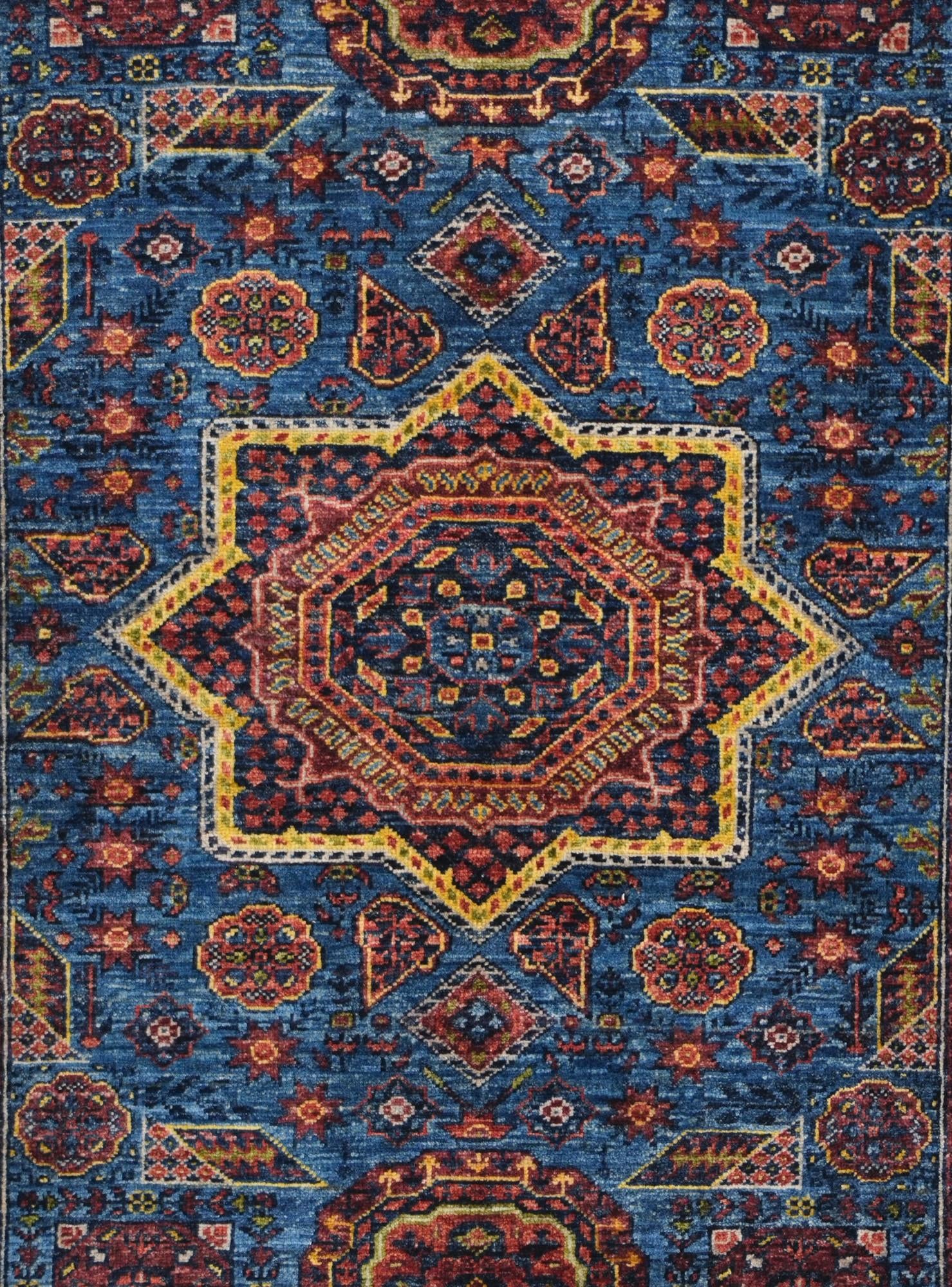 3' 5 x 5' Hand Knotted Mamluk Ziegler Rug