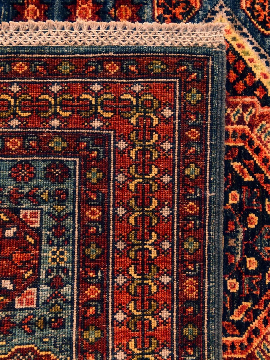 105cm x 155cm Hand Knotted Mamluk Ziegler Rug
