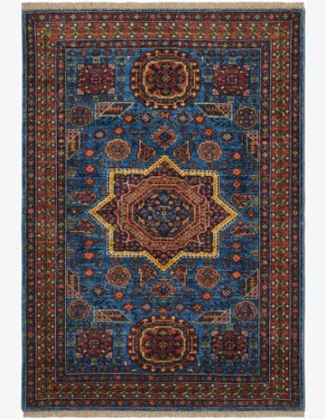 3' 5 x 5' Hand Knotted Mamluk Ziegler Rug