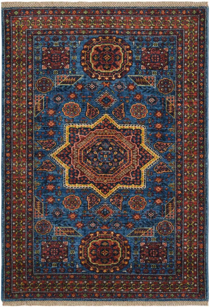 3' 5 x 5' Hand Knotted Mamluk Ziegler Rug