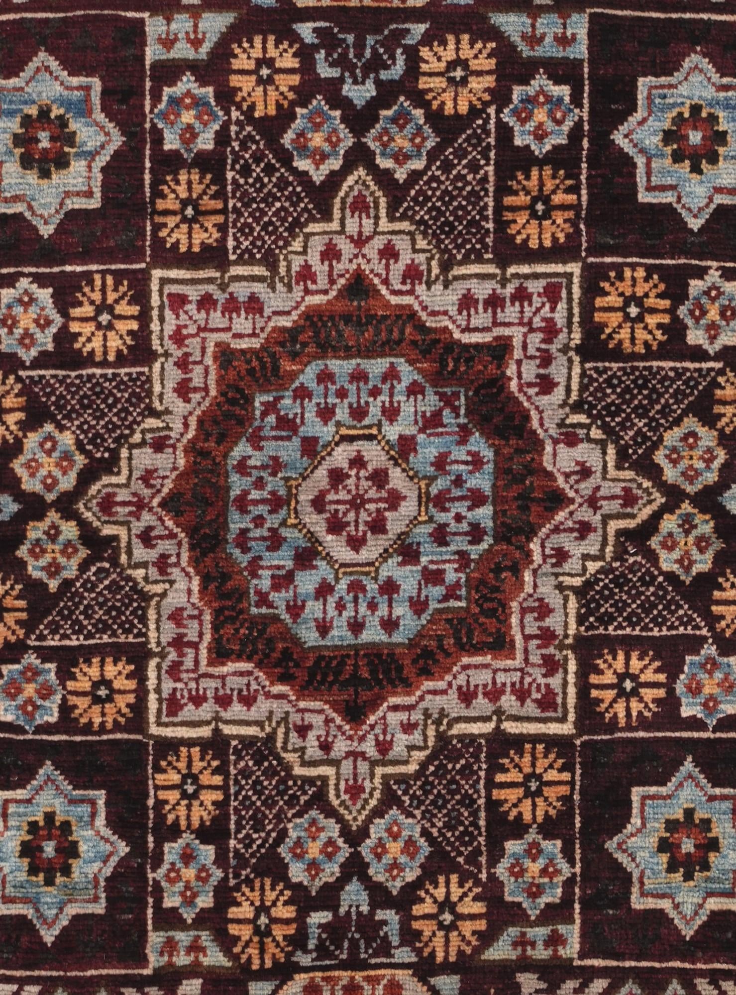 2' x 3' 2 Hand Knotted Mamluk Ziegler Rug