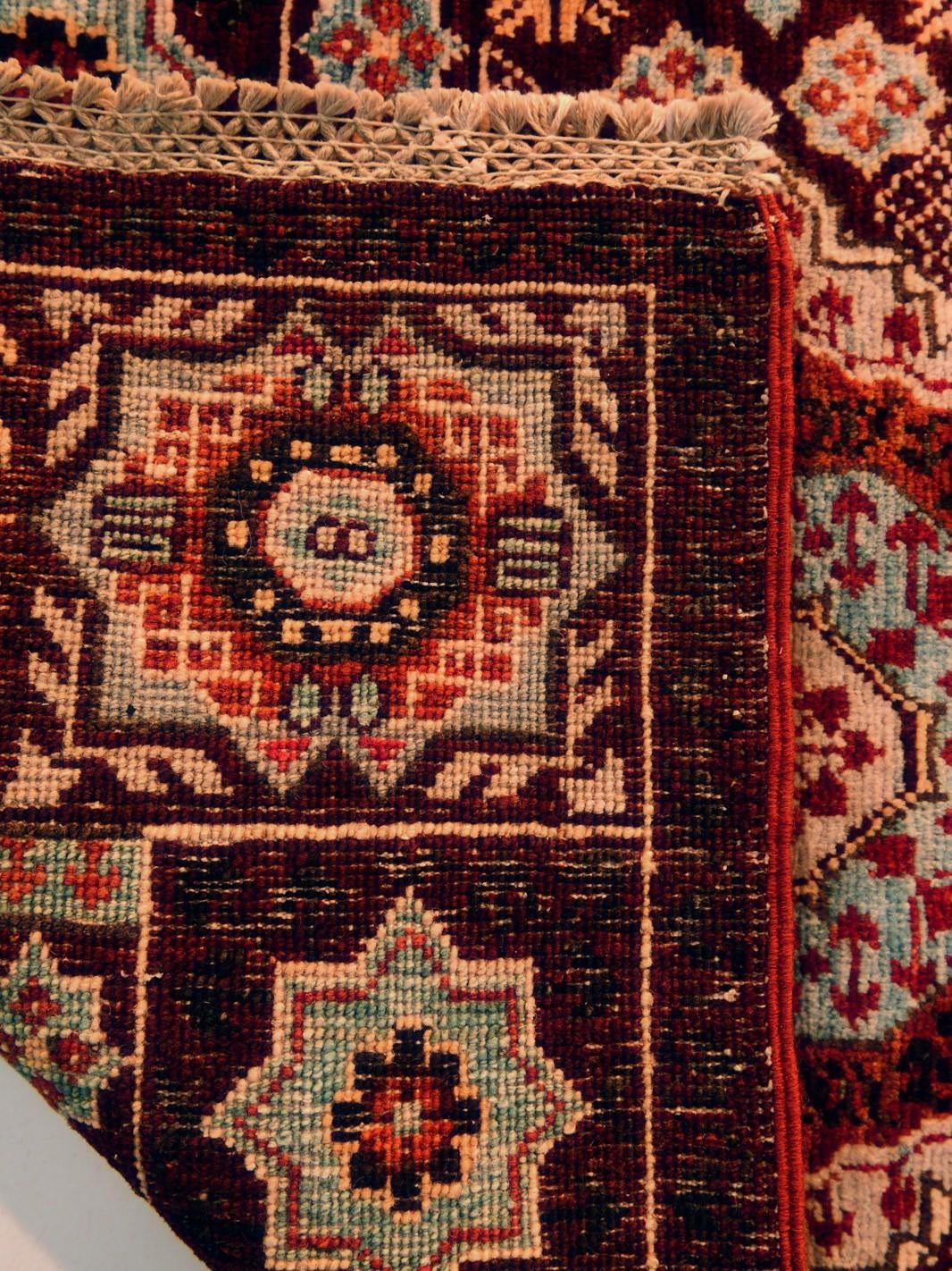 60cm x 95cm Hand Knotted Mamluk Ziegler Rug