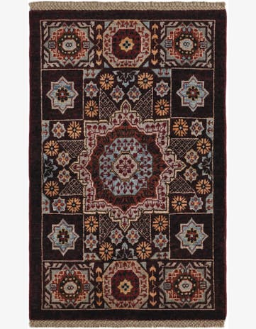 2' x 3' 2 Hand Knotted Mamluk Ziegler Rug
