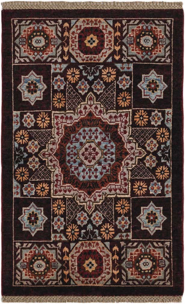 2' x 3' 2 Hand Knotted Mamluk Ziegler Rug
