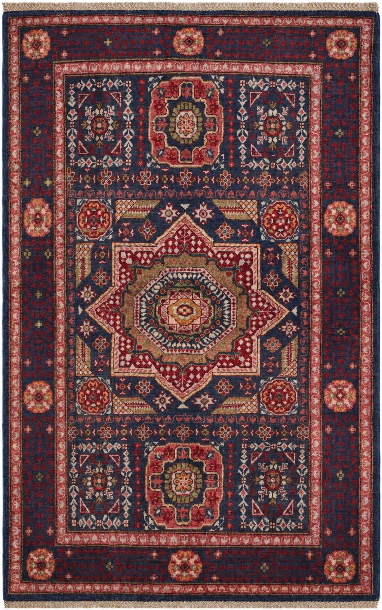 3' 3 x 5' 1 Hand Knotted Mamluk Ziegler Rug