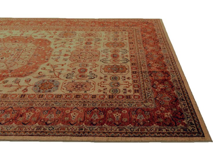 Detail image of 6' 9 x 9' 7 Hand Knotted Mamluk Ziegler Rug