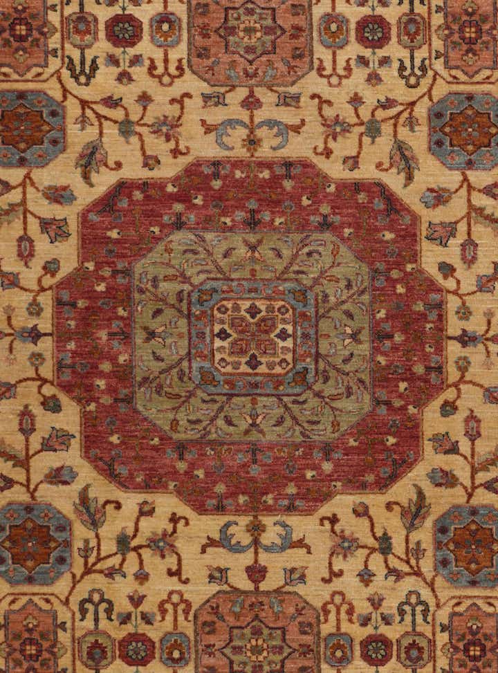 6' 9 x 9' 7 Hand Knotted Mamluk Ziegler Rug