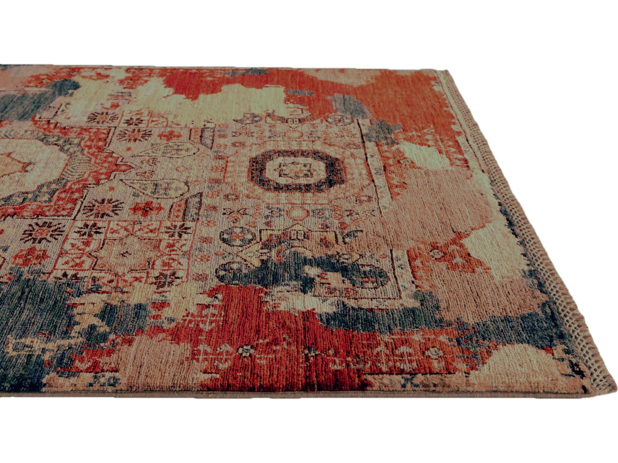 3' 4 x 5' Hand Knotted Mamluk Ziegler Rug