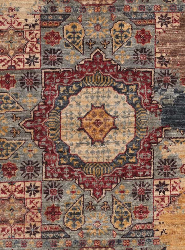 3' 4 x 5' Hand Knotted Mamluk Ziegler Rug