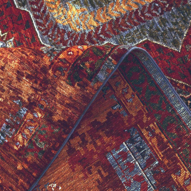 Detail image of 9' 3 x 12' 8 Hand Knotted Mamluk Ziegler Rug