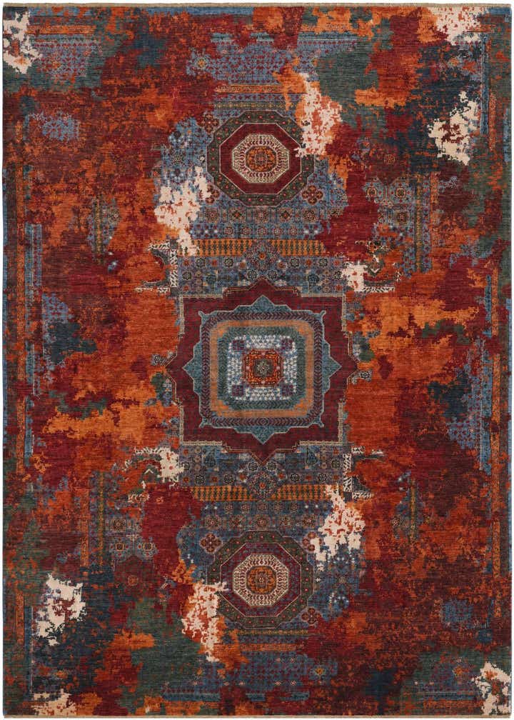 9' 3 x 12' 8 Hand Knotted Mamluk Ziegler Rug