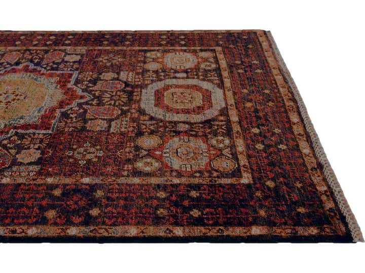 3' 5 x 4' 11 Hand Knotted Mamluk Ziegler Rug