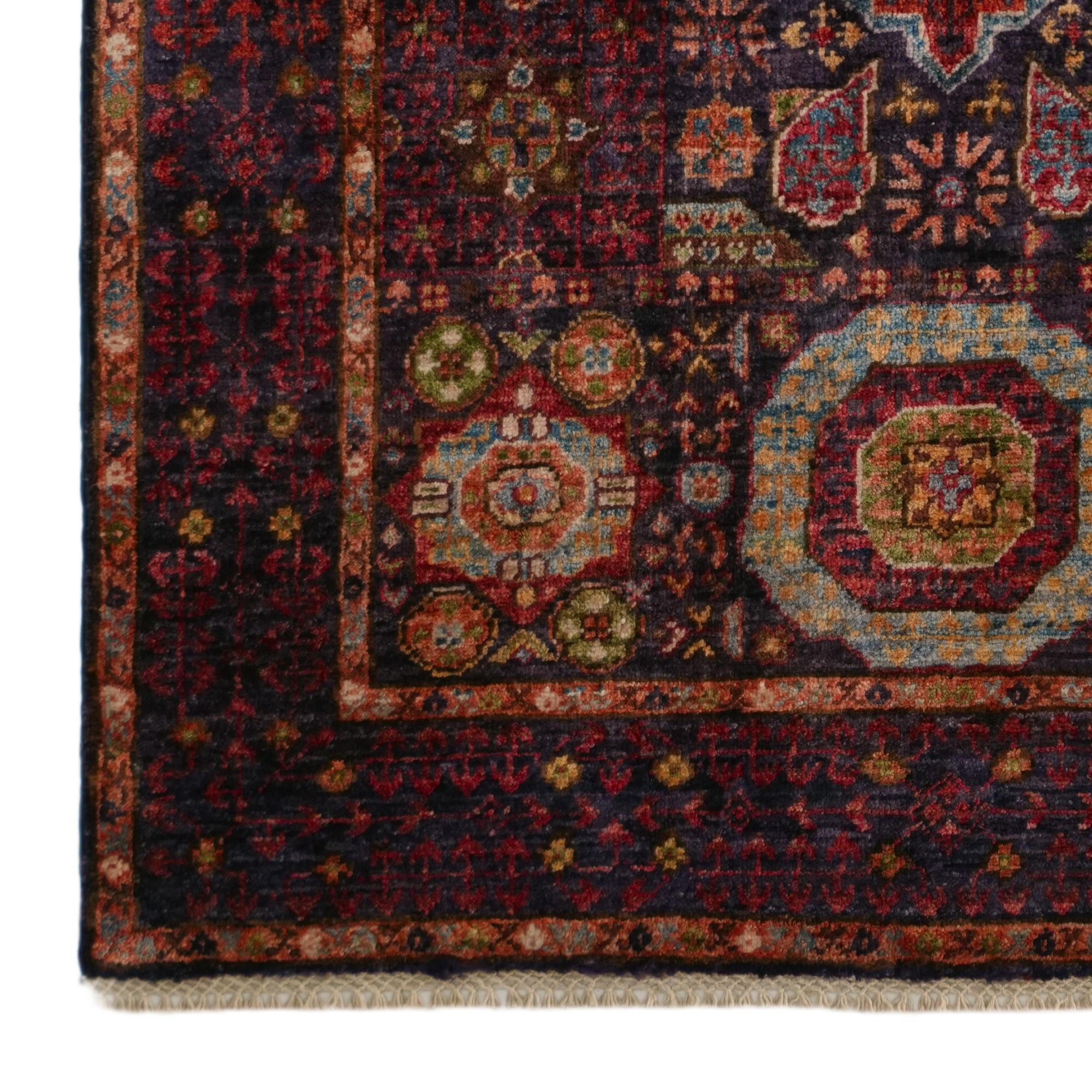 3' 5 x 4' 11 Hand Knotted Mamluk Ziegler Rug