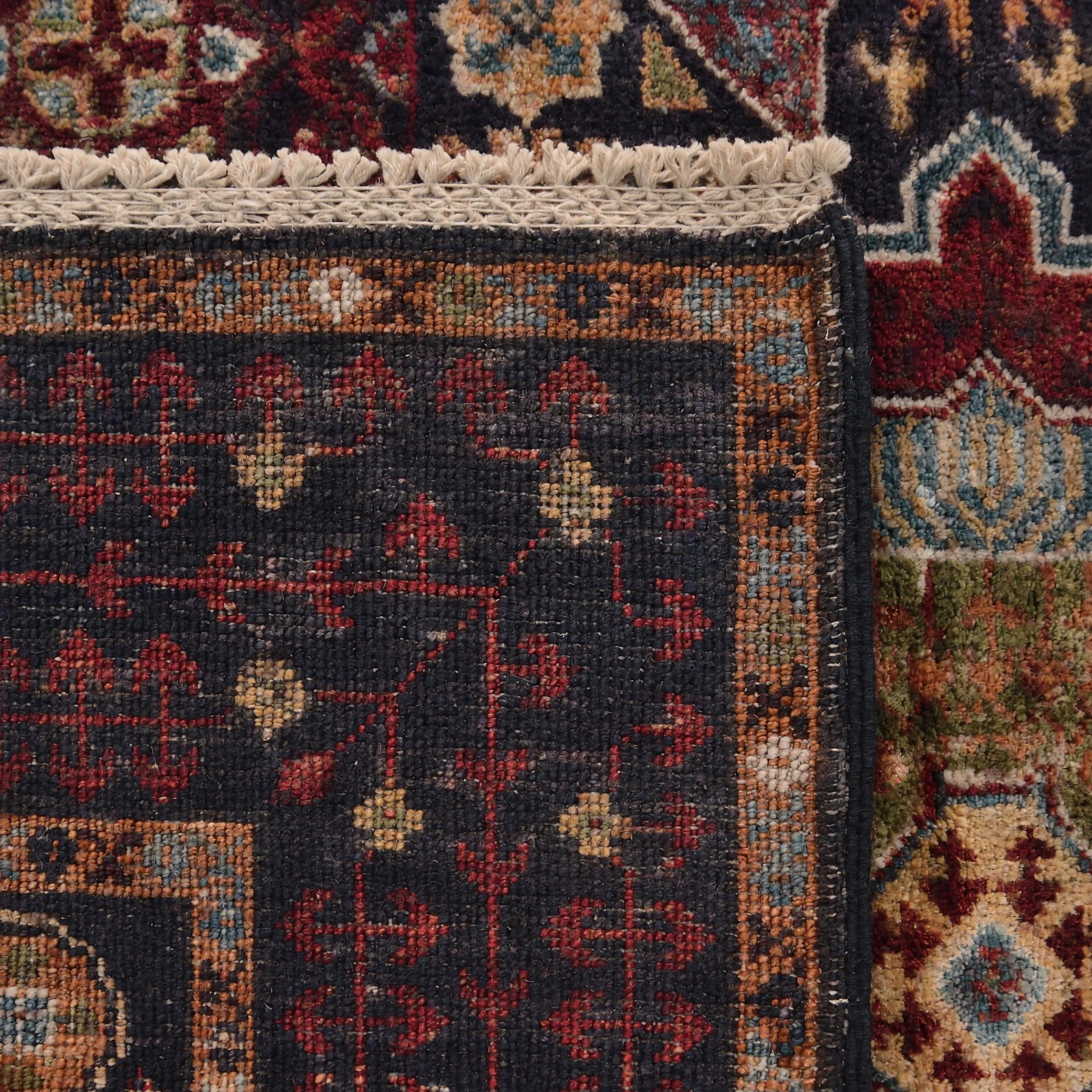 105cm x 150cm Hand Knotted Mamluk Ziegler Rug