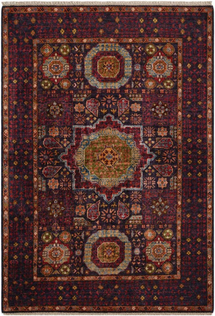 3' 5 x 4' 11 Hand Knotted Mamluk Ziegler Rug