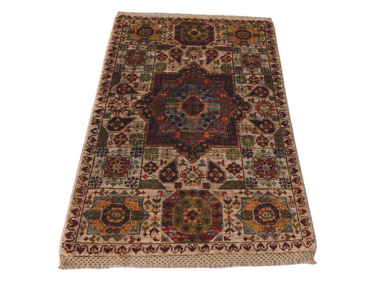 Detail image of 2' x 3' 1 Hand Knotted Mamluk Ziegler Rug