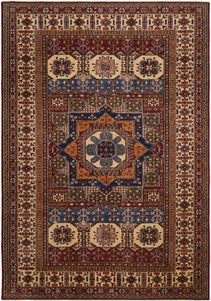 6' 6 x 9' Hand Knotted Mamluk Ziegler Rug