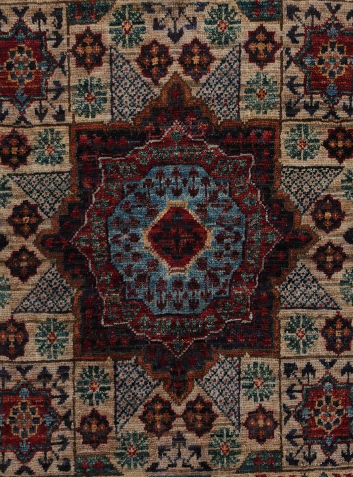Detail image of 2' x 3' 3 Hand Knotted Mamluk Ziegler Rug