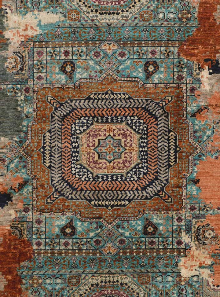 8' 2 x 9' 8 Hand Knotted Mamluk Ziegler Rug