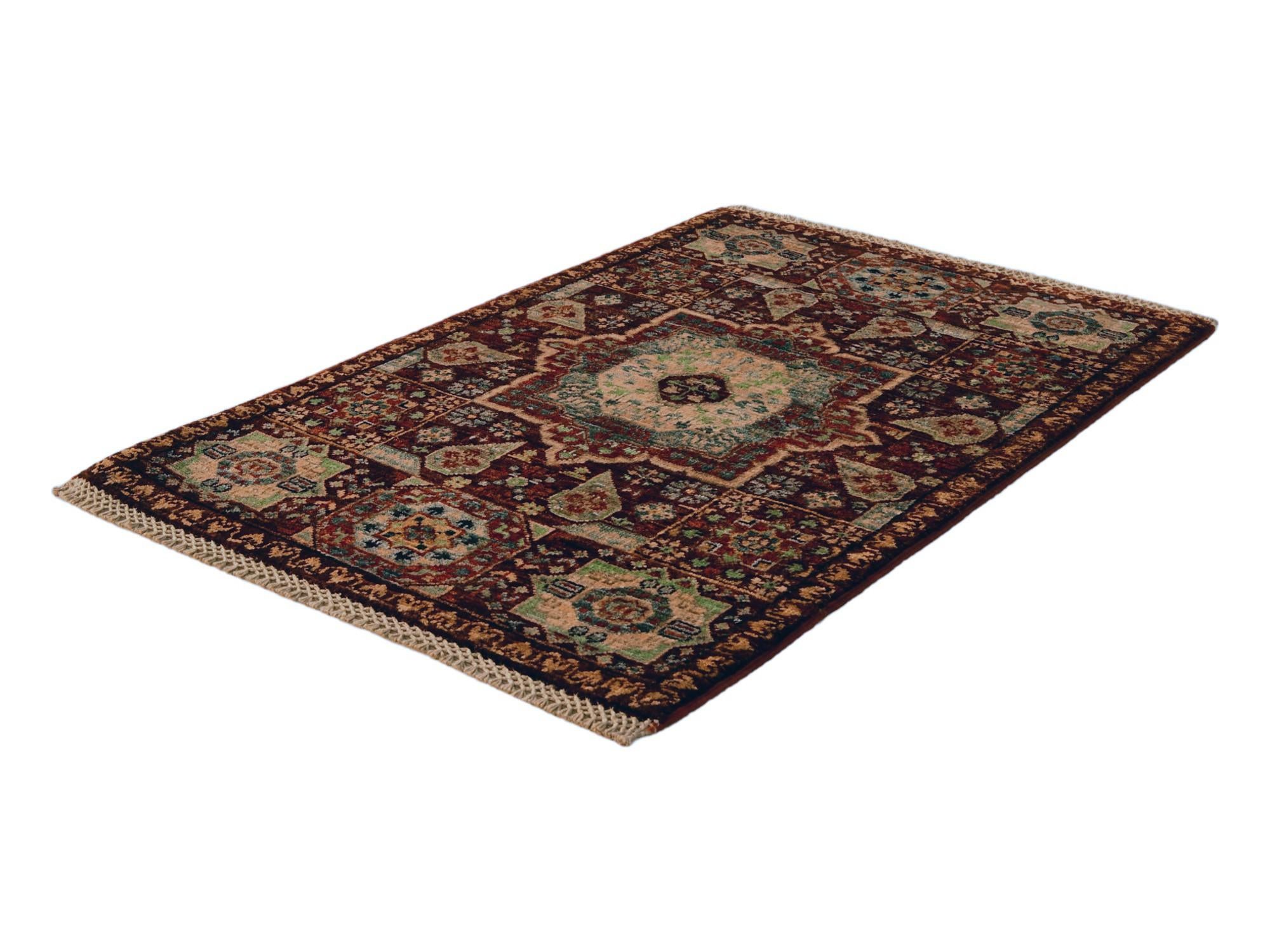2' 2 x 3' 2 Hand Knotted Mamluk Ziegler Rug