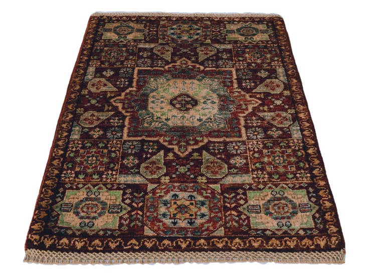 Detail image of 2' 2 x 3' 2 Hand Knotted Mamluk Ziegler Rug