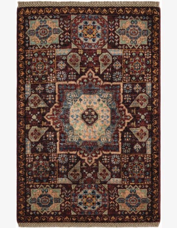 2' 2 x 3' 2 Hand Knotted Mamluk Ziegler Rug