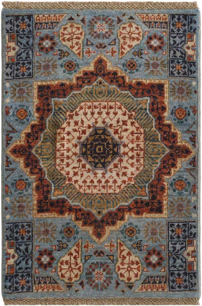 2' 1 x 2' 11 Hand Knotted Mamluk Ziegler Rug
