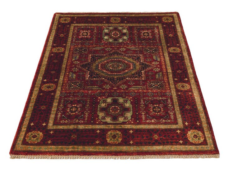 Detail image of 3' 5 x 5' 2 Hand Knotted Mamluk Ziegler Rug