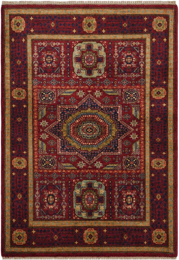 3' 5 x 5' 2 Hand Knotted Mamluk Ziegler Rug