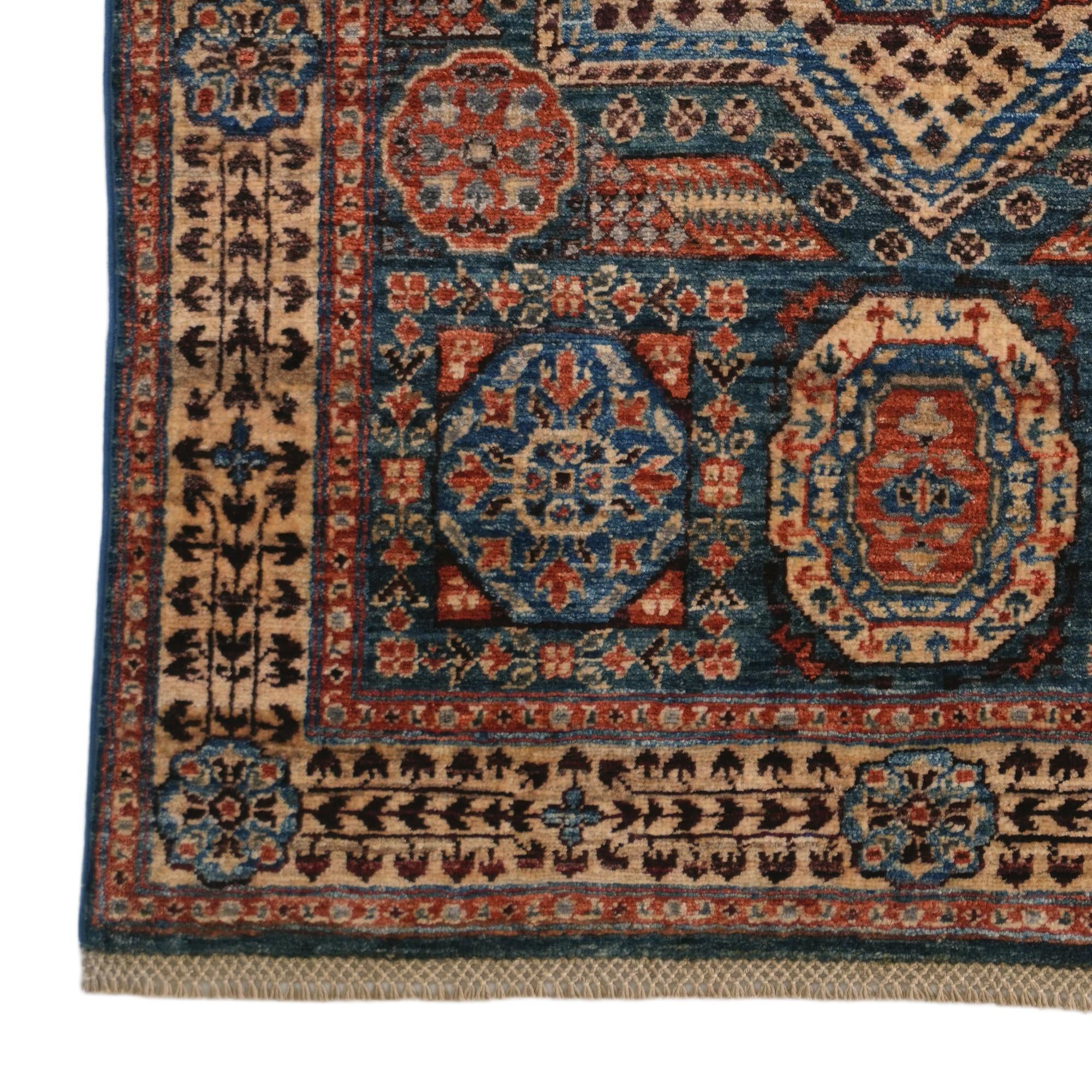 3' 3 x 4' 11 Hand Knotted Mamluk Ziegler Rug