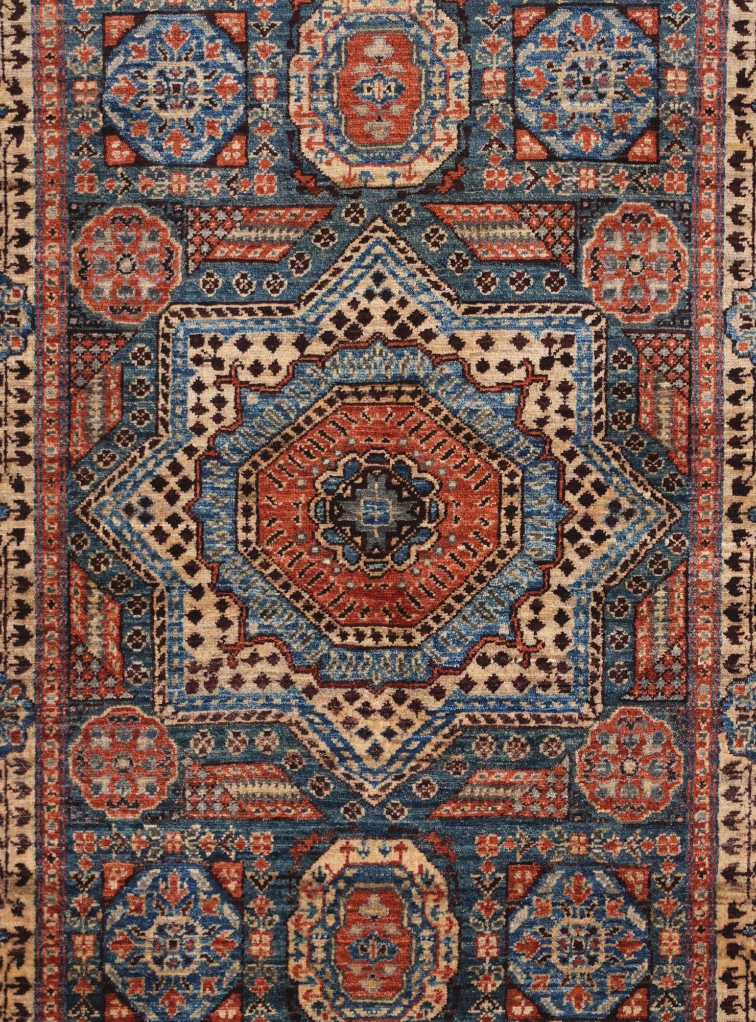 3' 3 x 4' 11 Hand Knotted Mamluk Ziegler Rug