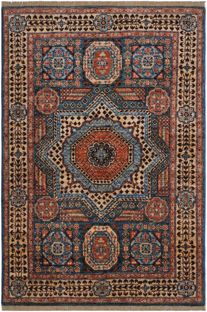 3' 3 x 4' 11 Hand Knotted Mamluk Ziegler Rug