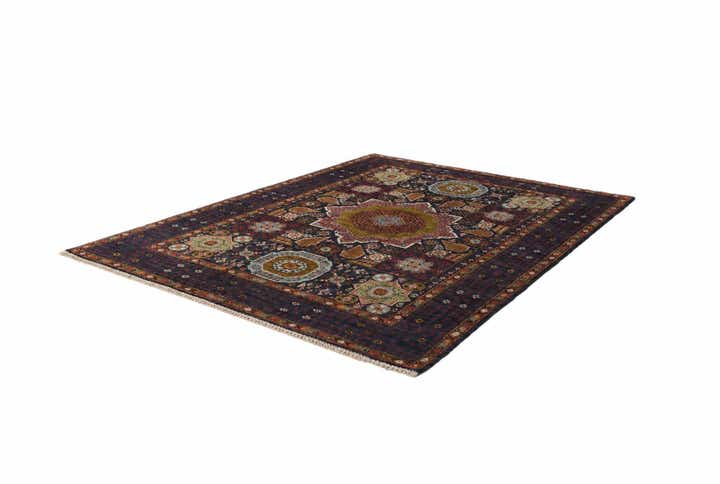 5' 1 x 6' 10 Hand Knotted Mamluk Ziegler Rug
