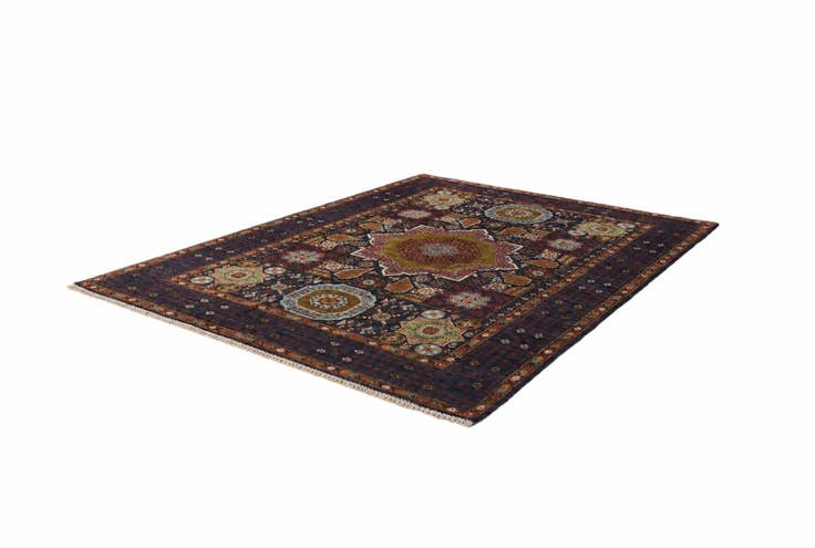 Detail image of 5' 1 x 6' 10 Hand Knotted Mamluk Ziegler Rug
