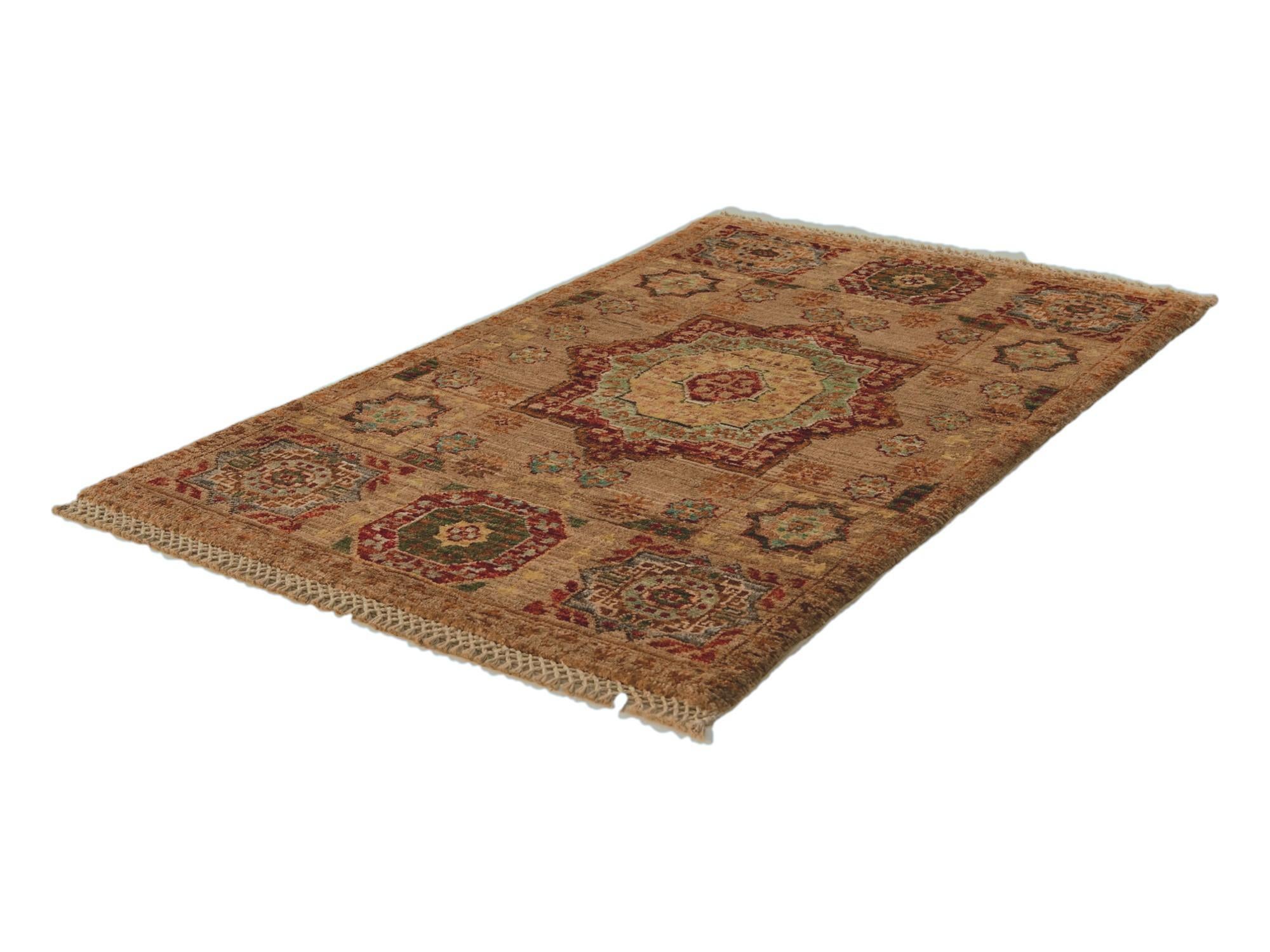 2' x 3' 3 Hand Knotted Mamluk Ziegler Rug