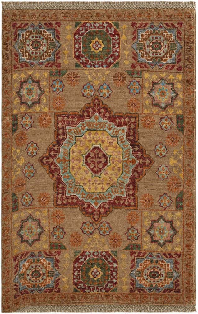 2' x 3' 3 Hand Knotted Mamluk Ziegler Rug