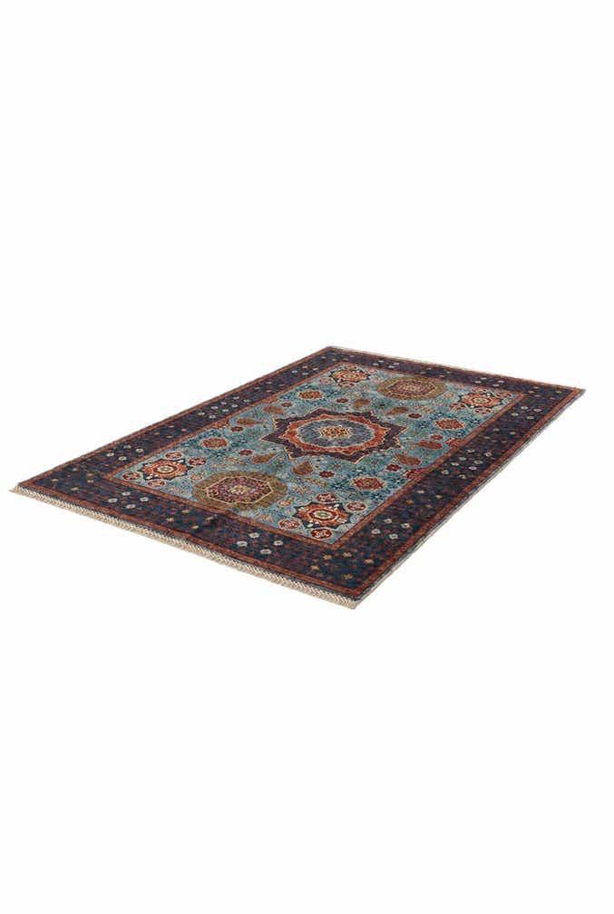 3' 4 x 5' Hand Knotted Mamluk Ziegler Rug