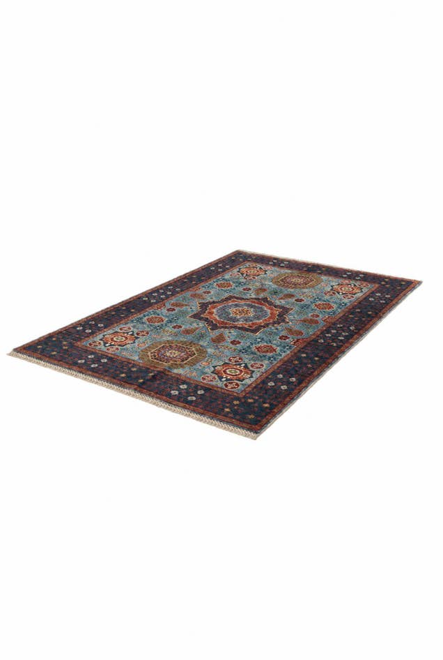 Detail image of 3' 4 x 5' Hand Knotted Mamluk Ziegler Rug