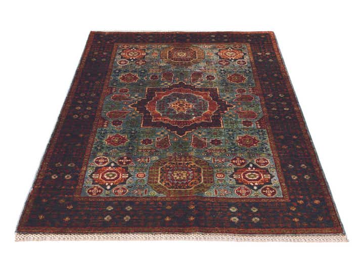3' 4 x 5' Hand Knotted Mamluk Ziegler Rug