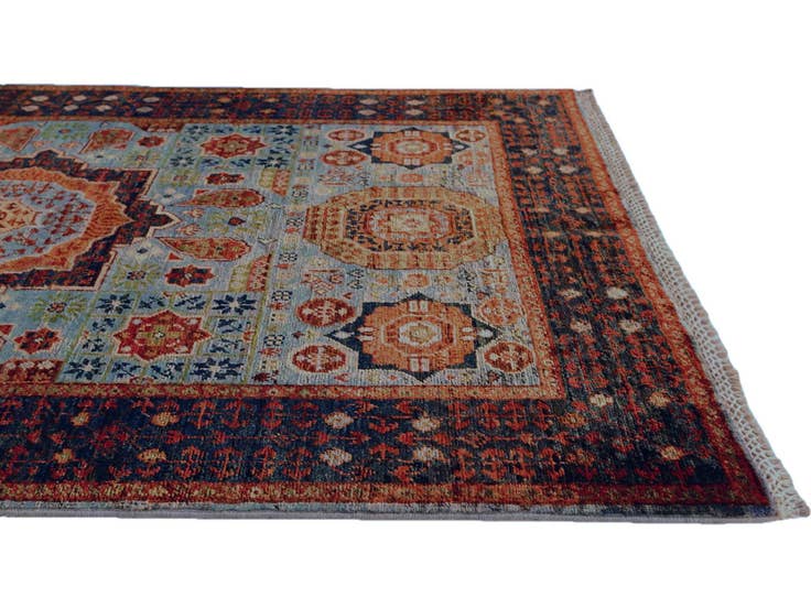 Detail image of 3' 4 x 5' Hand Knotted Mamluk Ziegler Rug